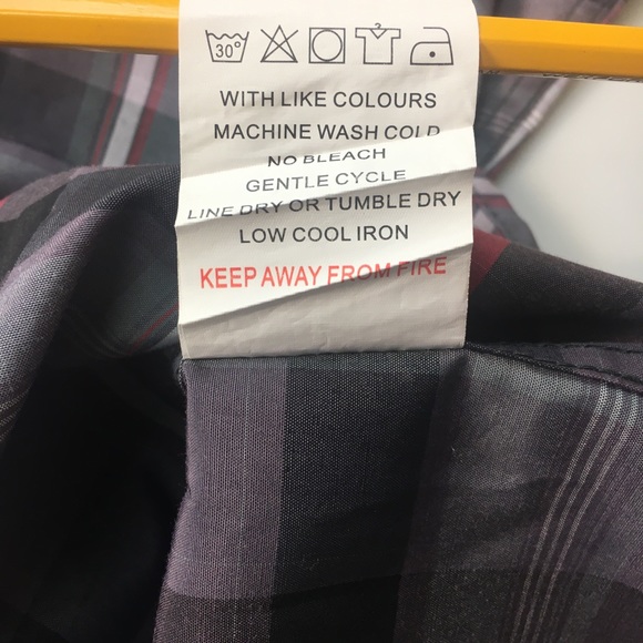 Coevals Club Button Down Mens size M Shirt Long Sleeve Pearl Snaps Western Wear - Picture 12 of 13